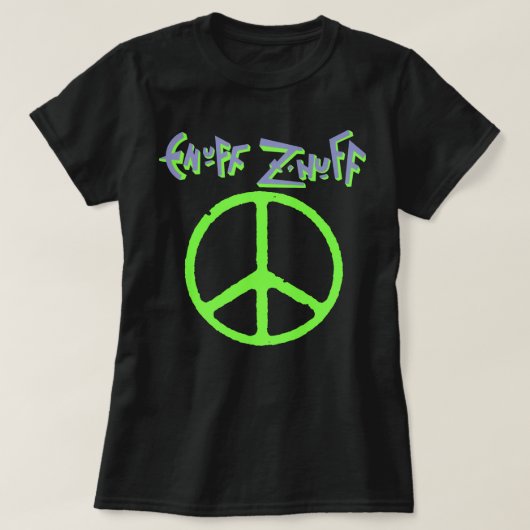 Enuff Z Nuff American Rock Band 1989 Album Logo De T-shirt (Design voorkant)