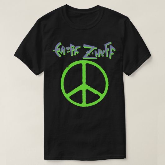 Enuff Z Nuff American Rock Band 1989 Album Logo De T-shirt (Design voorkant)