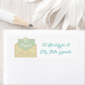 envelop en brief retour adreslabel etiket (Insitu)