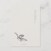 Envelope Insert Enclosure Card- Dark Academia  Informatiekaartje (Voorkant)