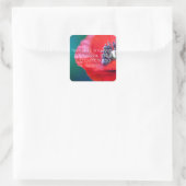 ENVELOPE SEAL: HENRY FORD INSPIREREND QUOTE VIERKANTE STICKER (Tas)