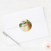ENVELOPE SEAL " PEAR" RONDE STICKER (Envelop)