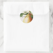 ENVELOPE SEAL " PEAR" RONDE STICKER (Tas)