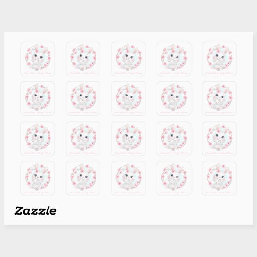 ENVELOPE SEAL STICKER : BABY BUNNEN (Vel)