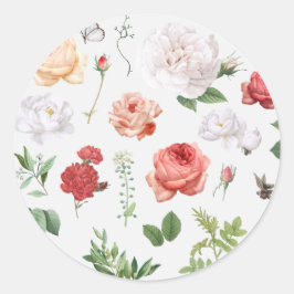 ENVELOPE SEAL STICKER :  BOTANISCHE ROZEN
