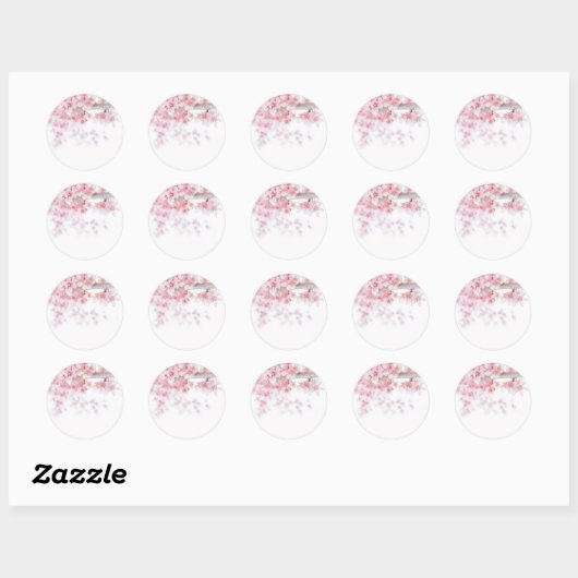 ENVELOPE SEAL STICKER : CHERRY BLOSSOM (Vel)