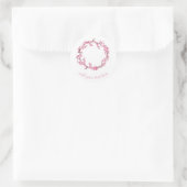ENVELOPE SEAL STICKER : CHERRY BLOSSOM WREATH (Tas)