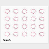 ENVELOPE SEAL STICKER : CHERRY BLOSSOM WREATH (Vel)