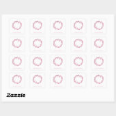 ENVELOPE SEAL STICKER : CHERRY BLOSSOM WREATH (Vel)