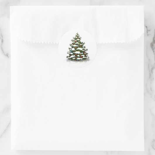 ENVELOPE SEAL STICKER : CHRISTMAS TREE (Tas)
