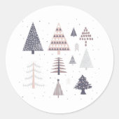 ENVELOPE SEAL STICKER : CHRISTMAS TREMES (Voorkant)