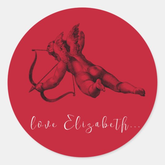 ENVELOPE SEAL STICKER : CUPID (Voorkant)