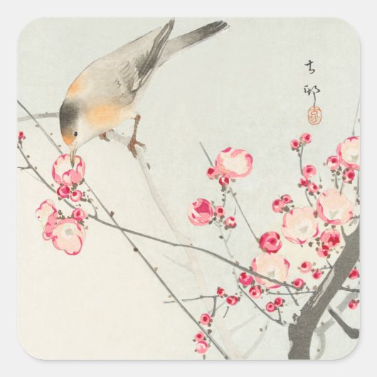 ENVELOPE SEAL STICKER : JAPANESE WOODBLOCK (Voorkant)