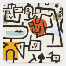 ENVELOPE SEAL STICKER : PAUL KLEE : RICH PORT
