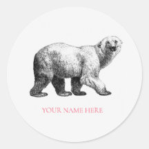 ENVELOPE SEAL STICKER :  POLAR BEER