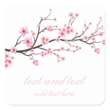 ENVELOPE SEAL STICKER : SAKURA BLOSSOMS