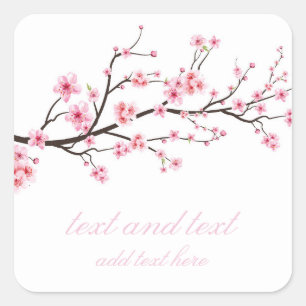 ENVELOPE SEAL STICKER : SAKURA BLOSSOMS