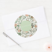 ENVELOPE SEAL STICKER : WILLIAM MORRIS : JASMINE (Envelop)