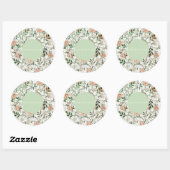 ENVELOPE SEAL STICKER : WILLIAM MORRIS : JASMINE (Vel)