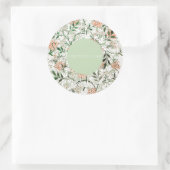ENVELOPE SEAL STICKER : WILLIAM MORRIS : JASMINE (Tas)