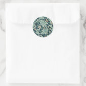 ENVELOPE SEAL : WILLIAM MORRIS : PLATTELANDSONTWER RONDE STICKER (Tas)