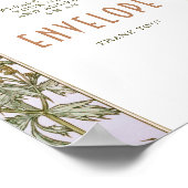 Envelope Sign Guests Art Nouveau door Mucha Poster (Hoek)