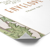 Envelope Sign Guests  Art Nouveau door Mucha Poster (Hoek)