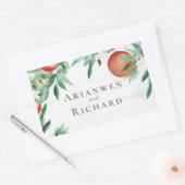 enveloppe voor zomerfruit rechthoekige sticker (Envelop)