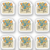 Enveloppen Dank u Sticker (Voorkant)