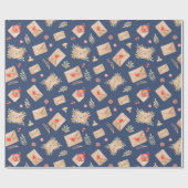 Enveloppen en hart cadeaupapier (Vlak)