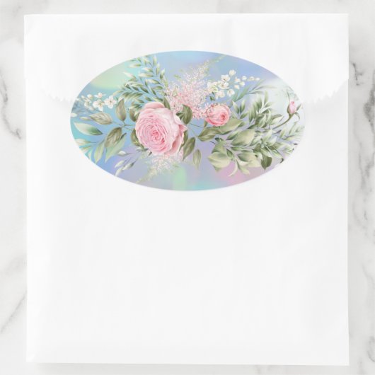 Envelopsluitingen Bloemventielen Stickers (Tas)