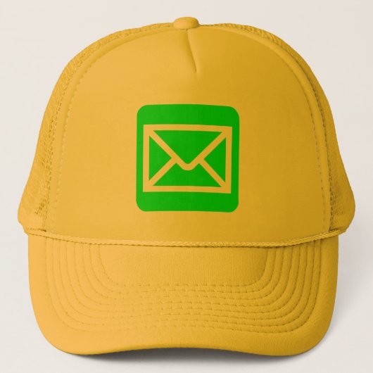 Envelopteken - Groen Trucker Pet (Voorkant)