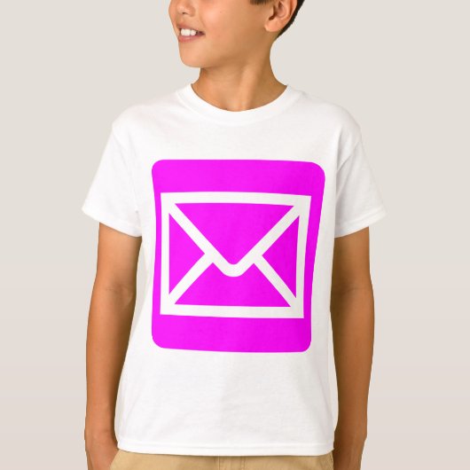 Envelopteken - Magenta T-shirt (Voorkant)