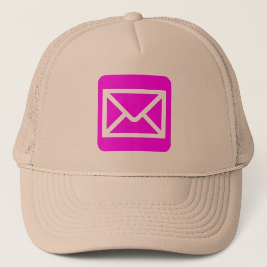 Envelopteken - Magenta Trucker Pet (Voorkant)