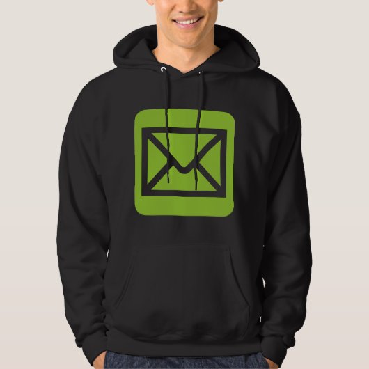 Envelopteken - Martian Green Hoodie (Voorkant)
