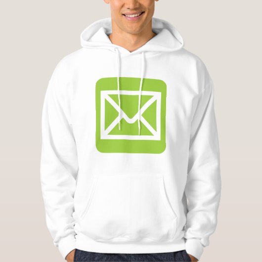 Envelopteken - Martian Green Hoodie (Voorkant)