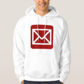 Envelopteken - Ruby Red Hoodie (Voorkant)