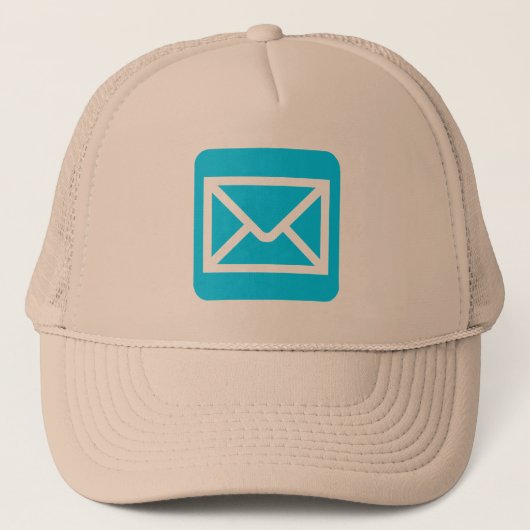 Envelopteken - Sky Blue Trucker Pet (Voorkant)