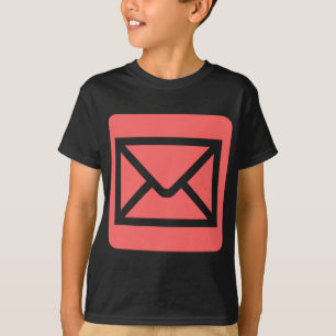 Envelopteken - Tropisch roze T-shirt