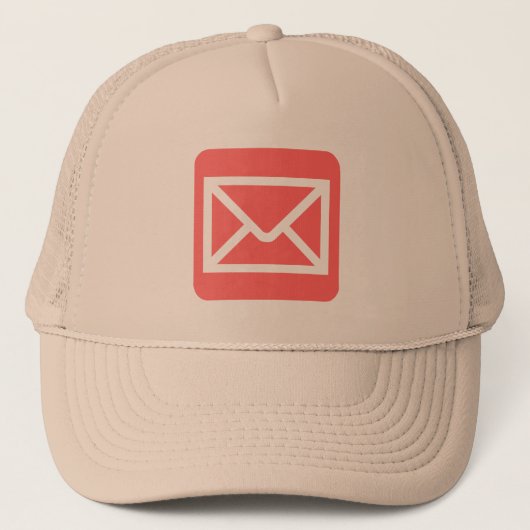 Envelopteken - Tropisch roze Trucker Pet (Voorkant)