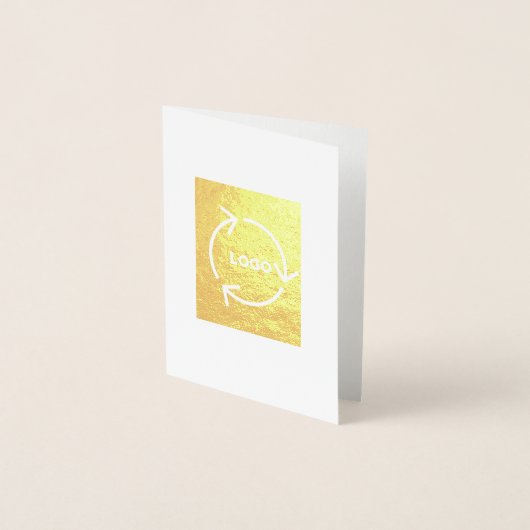 Enveloptype Premium Kraft Folie Kaart (Voorkant)