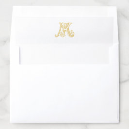 Envelopvoeringen KM Monogram of MK Monogram