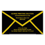 Envelopvorm Uniek Magnetisch Visitekaartje (Voorkant)