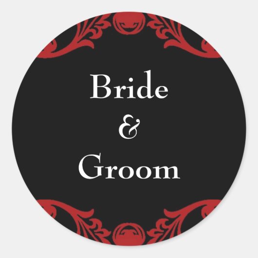 Envelopzegel Ronde Sticker (Voorkant)