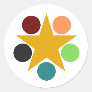 Envelopzegels Ronde Sticker