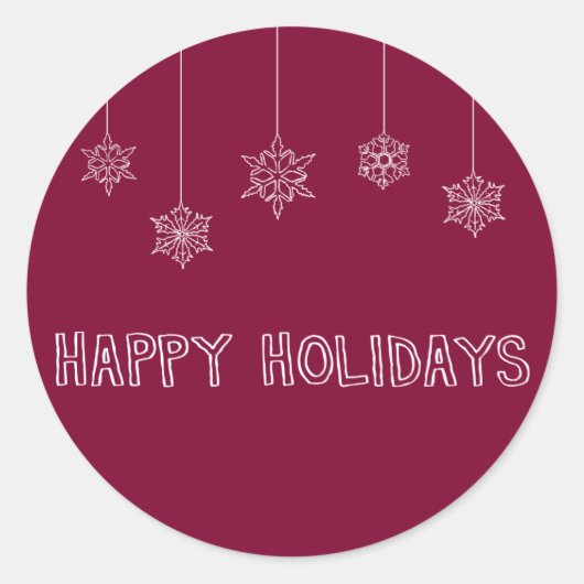 Envelopzegels Ronde Sticker (Voorkant)