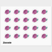 Envelopzegels Ronde Sticker (Vel)