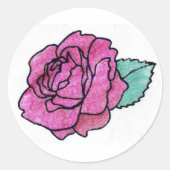 Envelopzegels Ronde Sticker (Voorkant)