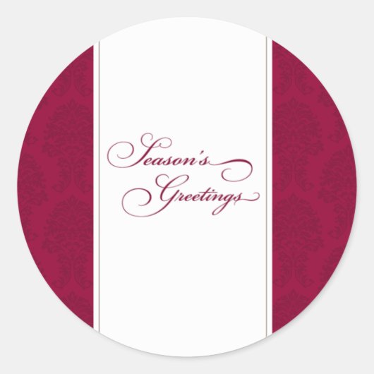 Envelopzegels Ronde Sticker (Voorkant)