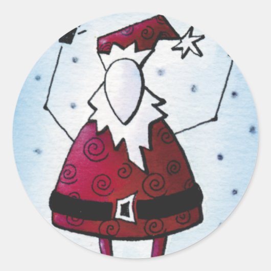 Envelopzegels Ronde Sticker (Voorkant)